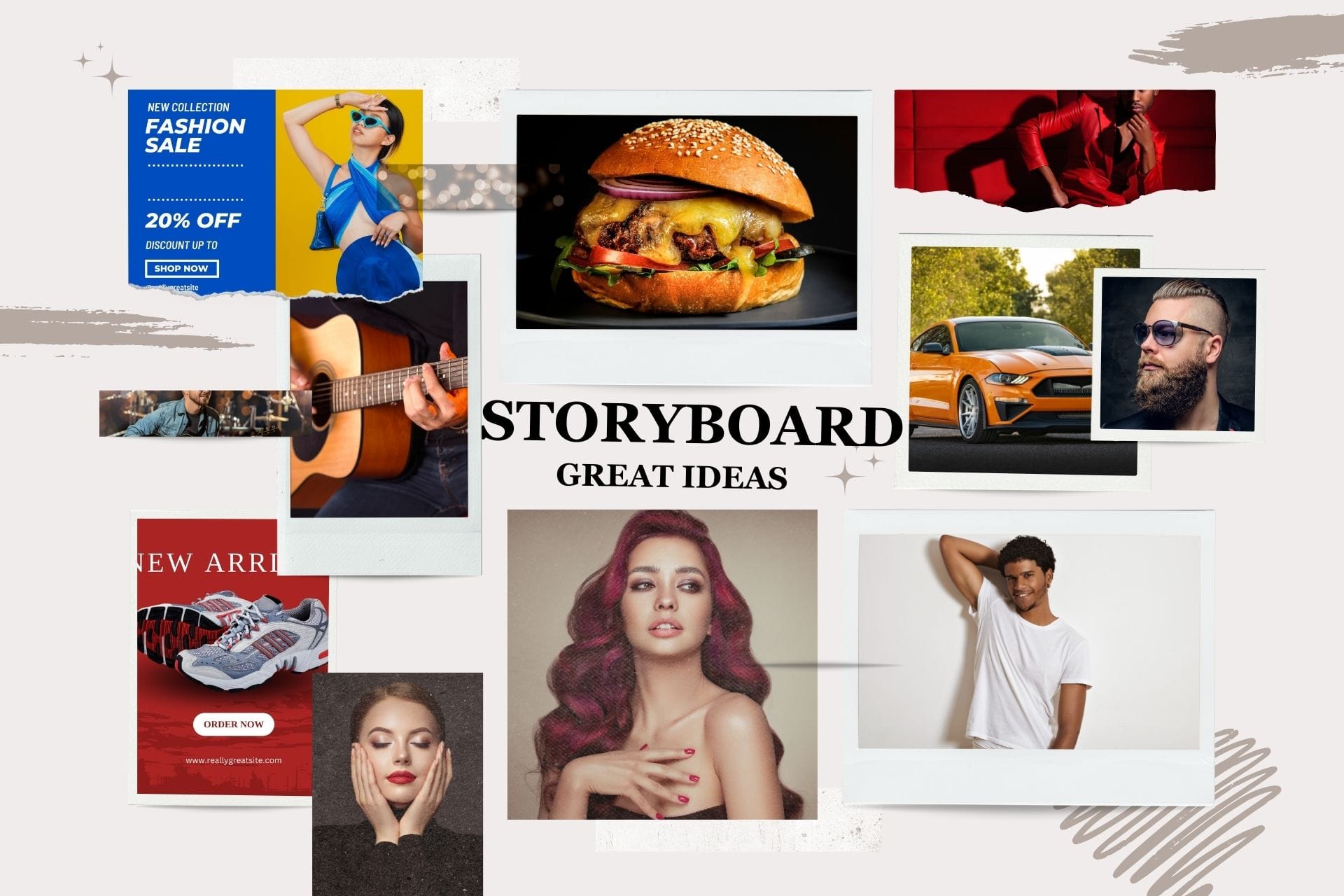 Collage image for the Design my Billboard website